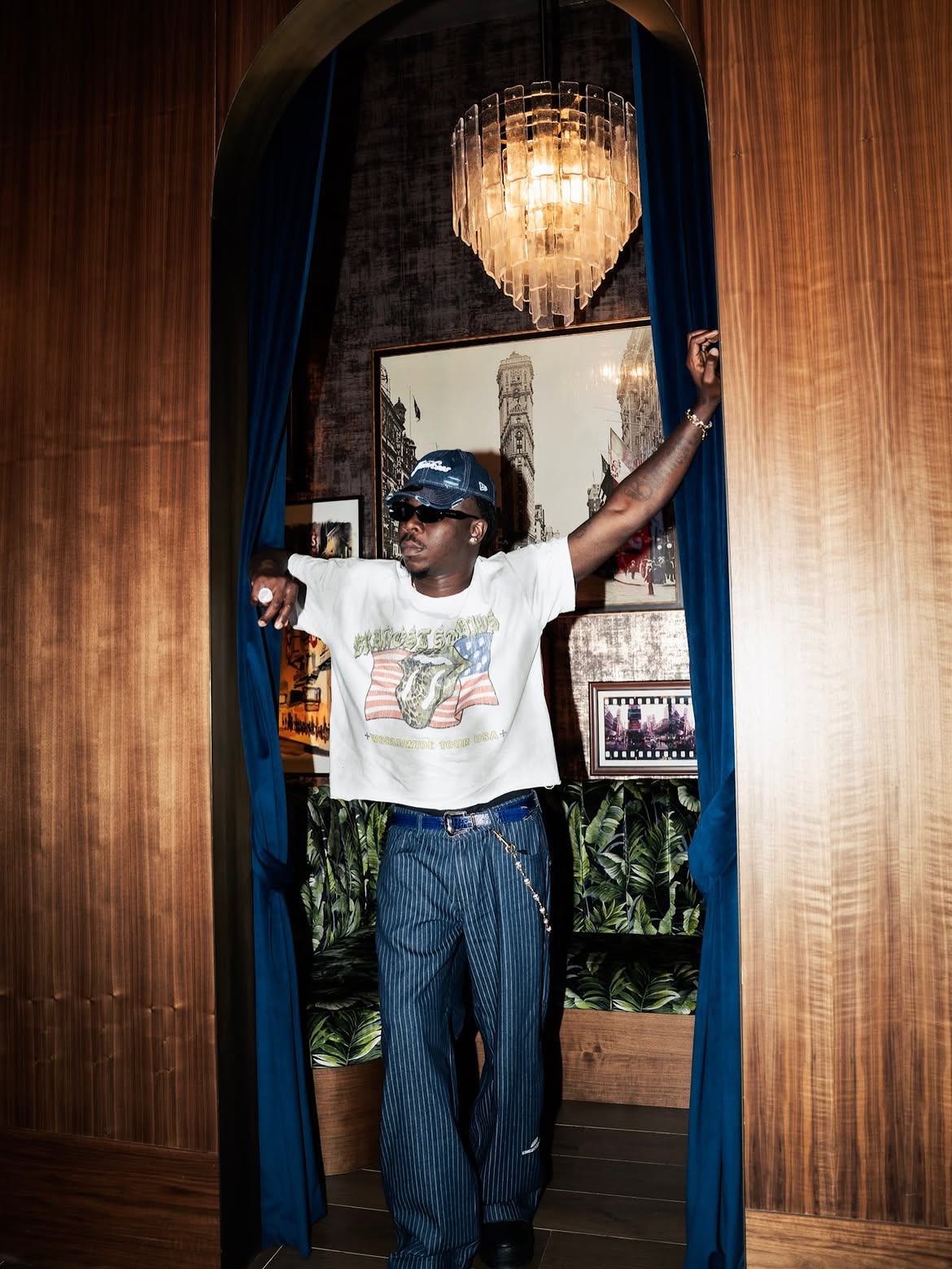 Stonebwoy styled for New York Fashion Week